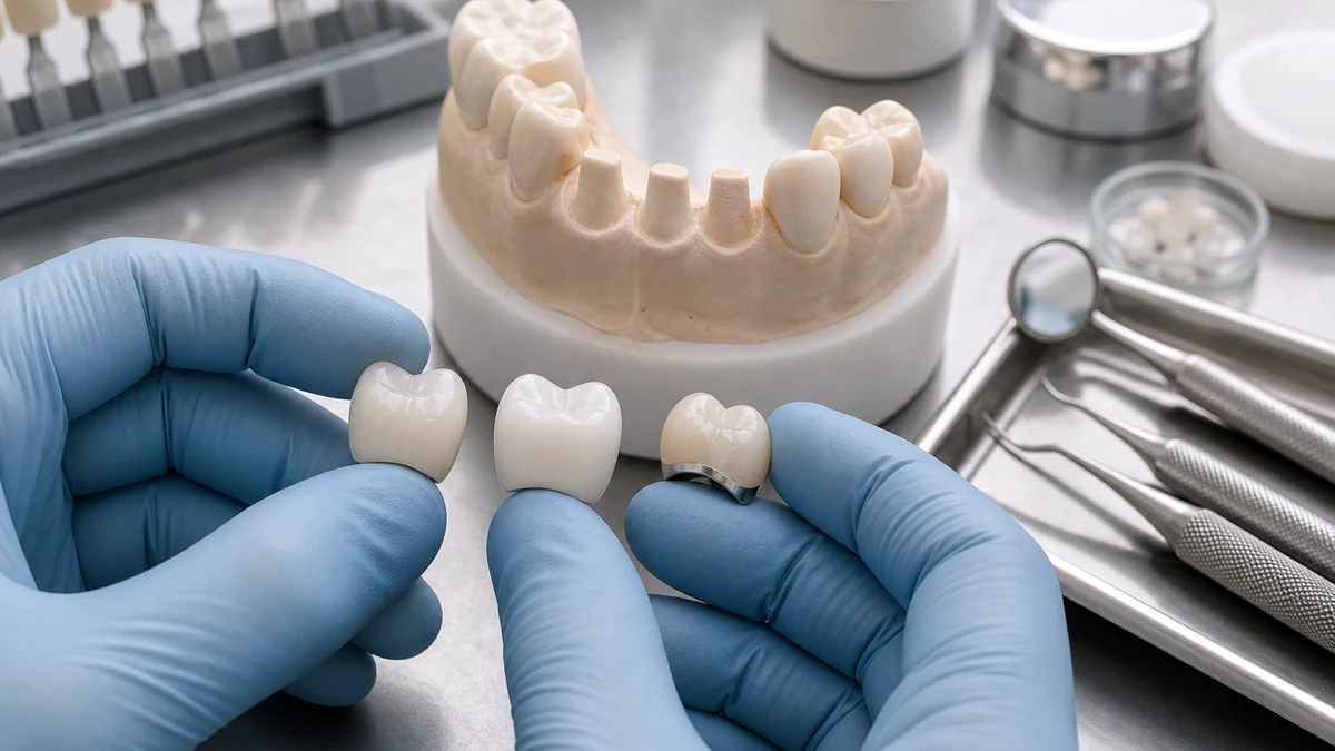 Coroane din zirconiu vs E-max vs metalo-ceramice comparate