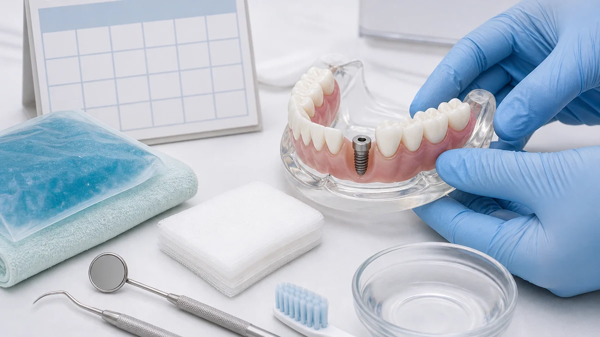 Cronología de recuperación del implante dental: semana a semana